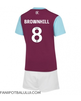 Burnley Josh Brownhill #8 Echipament de Fotbal Replică 2024-25 Copii Acasa (+ Șorturi)